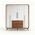 Armoire en bois avec trois tiroirs et quatre portes 150 x 40 x 180cm