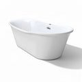 Baignoire en acrylique blanche design moderne 170 x 75 x 60cm